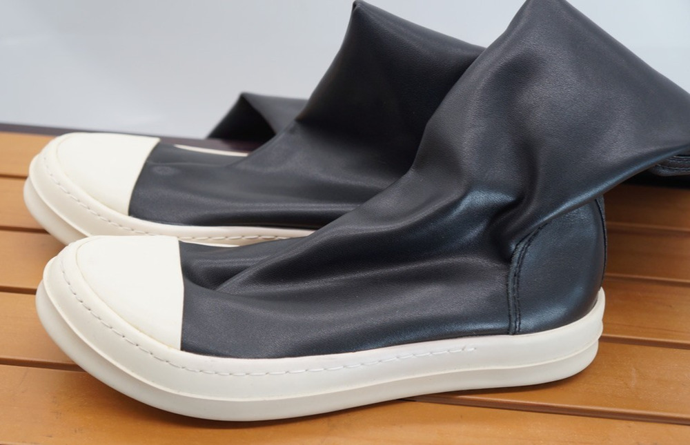 Rick Owens Sneaker Boots Thigh High Stretch Over Knee Pull On Size EU 39